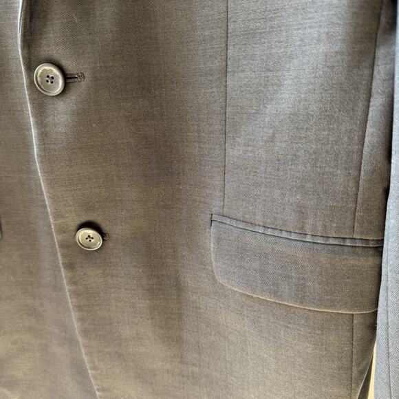 Jos A Bank Men’s 42 X Long Travelers Tech Blazer Gray Wool Stretch Slim Fit EUC - Picture 2 of 9